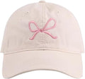 Sumleno Womens Trendy Cute Bow Baseball Cap Y2k Aesthetic Preppy Sun Cap Hiking Travel Trucker Hat Accessories