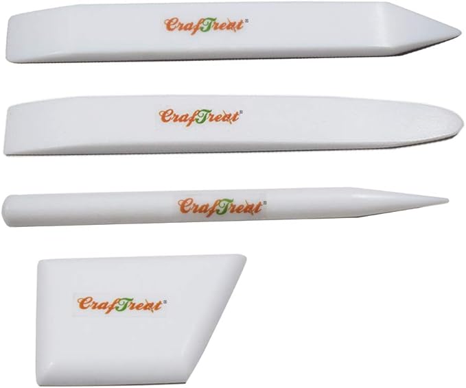 CrafTreat Teflon Bone Folder and Scoring Tool Set by CrafTreat