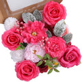 Floweroyal Artificial Flowers Fake Rose Flowers Dahlia with Stems for DIY Wedding Bridal Bouquets, Baby Shower, Floral Arrangement, Table Centerpieces, Home Decorations