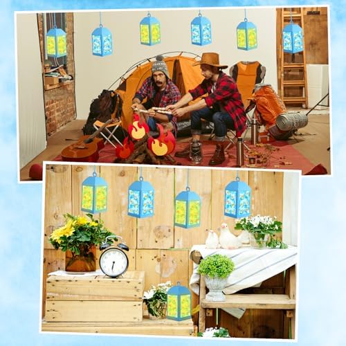 Simgoing 12 Sets Firefly Crafts Camping Vbs Firefly Tissue Paper Craft Kit