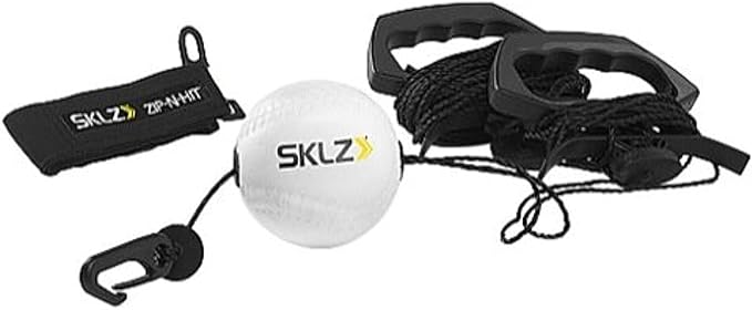 SKLZ Zip-N-Hit Baseball Batting Trainer, Black
