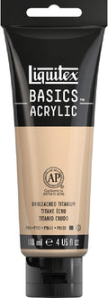 Liquitex BASICS Acrylic Paint, 118ml Tube, Unbleached Titanium by Liquitex
