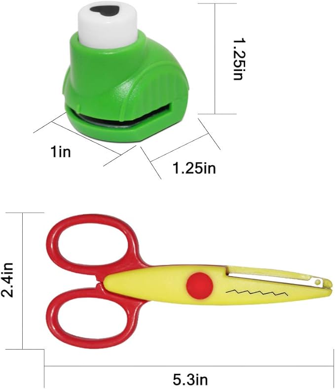 Set of 12, Craft Punch and Creative Scissors, findTop Scrapbooking Edging - Image 7