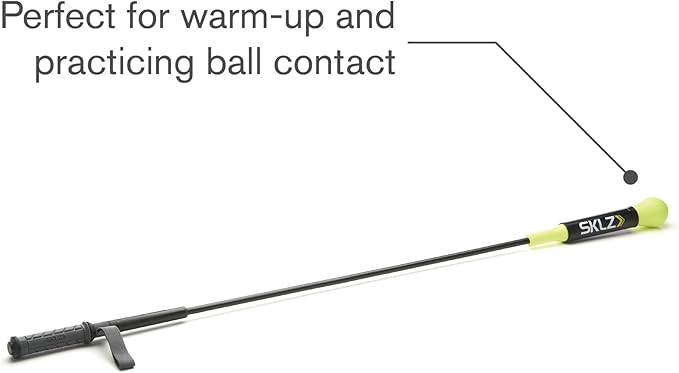 SKLZ Hitting Stick Batting Swing Trainer for Baseball and Softball, One-on-One Coaching Tool for Ball Contact, Hand-Eye Coordination, and Bat Speed