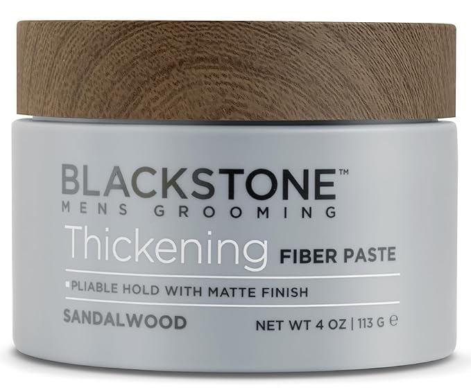 Blackstone Men's Grooming Thickening Fiber Paste Gel by BlackstoneMensGrooming