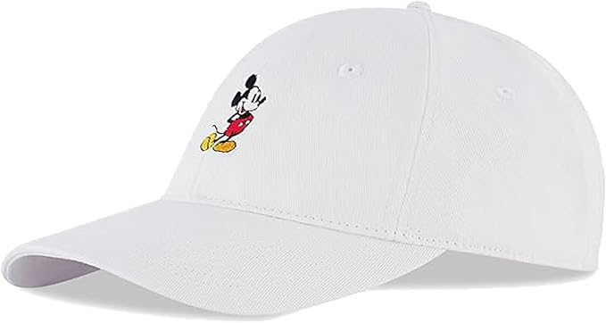 Disney Mens Baseball Cap, Mickey Mouse Adjustable Hat for Adult