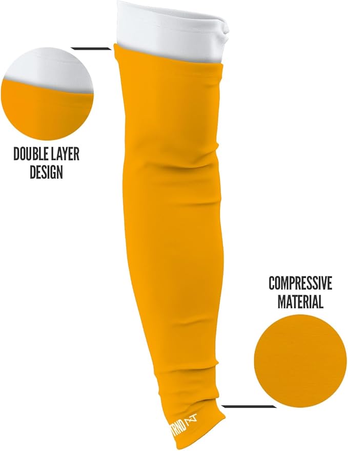 1 Pair Nxtrnd Compression Arm Sleeves for Men, Breathable Football, Basketball, Baseball Accessory, Adult & Kids