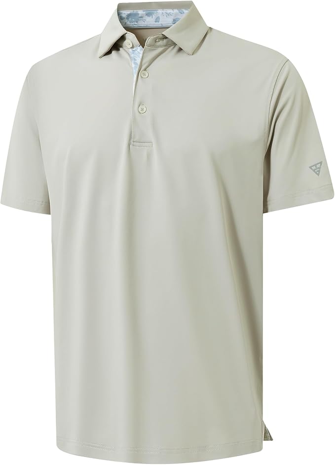 Mens Polo Shirts Short and Long Sleeve Casual Solid Stylish Dry Fit Performance Designed Collared Golf Polo Shirts for Men