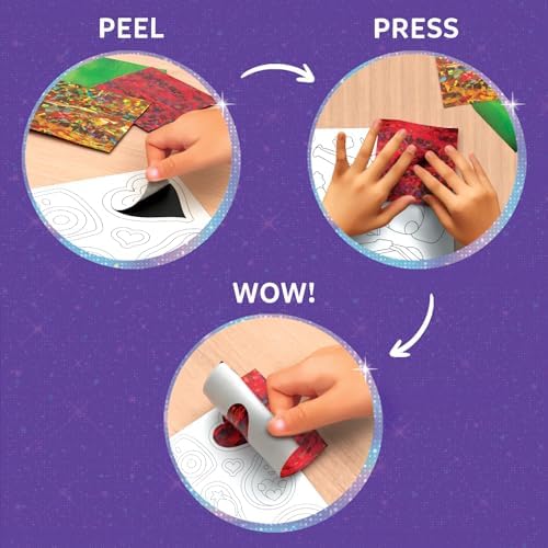 Skillmatics Foil Fun Girl Power, Foil Art & Craft Activity, Gift for Tweens