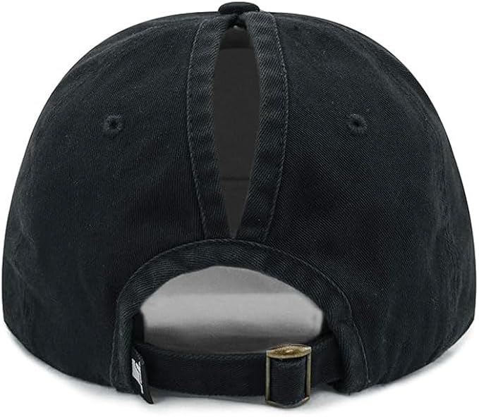 Cotton Baseball Cap Dad Hat – Washed Low Profile Adjustable Hat for Men Women Casual Outdoor Running Golf