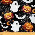 Feelyou Pumpkin Lantern Fabric By The Yard Decorative