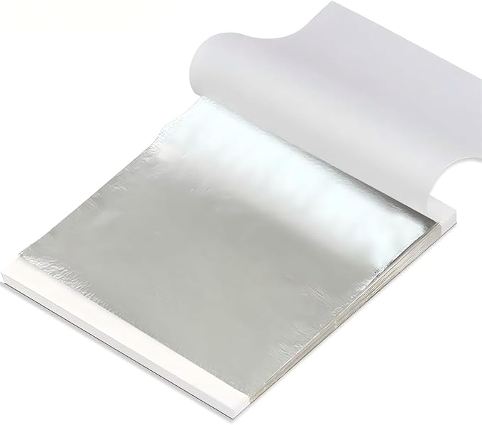 Luckymica Gold Leaf Sheets, Decoration, 5.5" x 5.5" by Luckymica