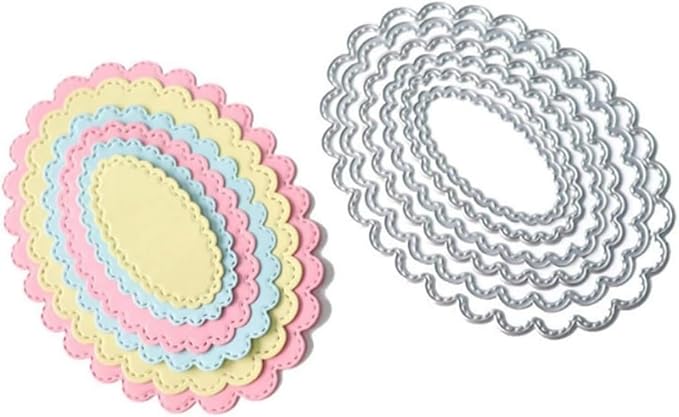 Mvchifay Cutting Dies for Card Making Metal Die-Cuts Scrapbooking Tool Hollow - Image 4