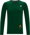 DEVOROPA Youth Boys Compression Thermal Shirt Long Sleeve Kids Fleece Baselayer Soccer Baseball Undershirt Slim/Regular/Husky