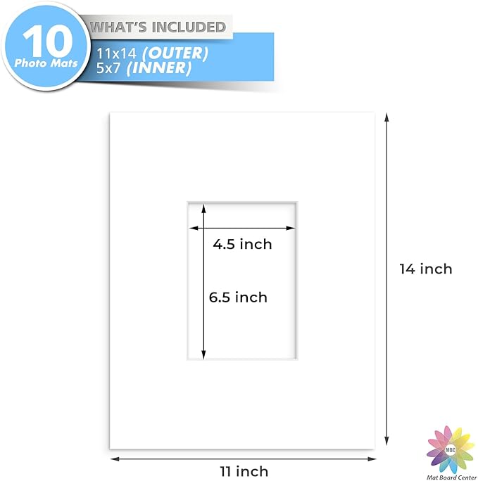 MBC Mat Board Center, 10 Pack 11x14 - Image 3