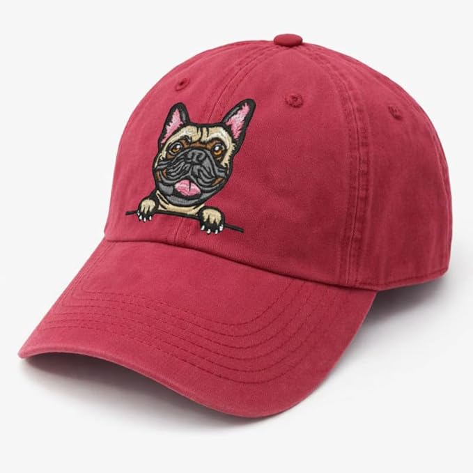 Pet Dog Lover Gifts,Embroidered Dog Baseball Hats for Men Women Dad Mom