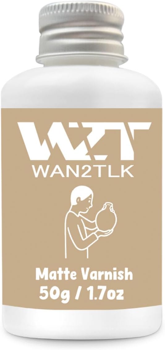 50ml Air Dry Clay Glaze & Varnish by WAN2TLK