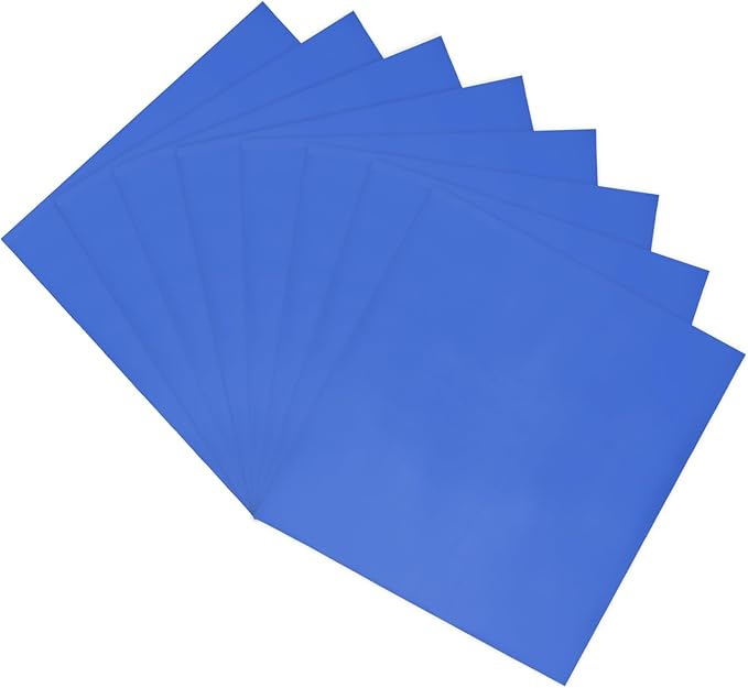 MECCANIXITY 50 Pack Toner Reactive Foil, Deco Foil Transfer Sheets 8.5"x11" A4 by MECCANIXITY