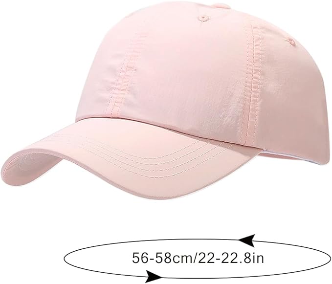 Malaxlx Waterproof Baseball Cap for Men Women Breathable UPF50+ Sport Outdoor Caps Quick Dry Adjustable Rain Hat