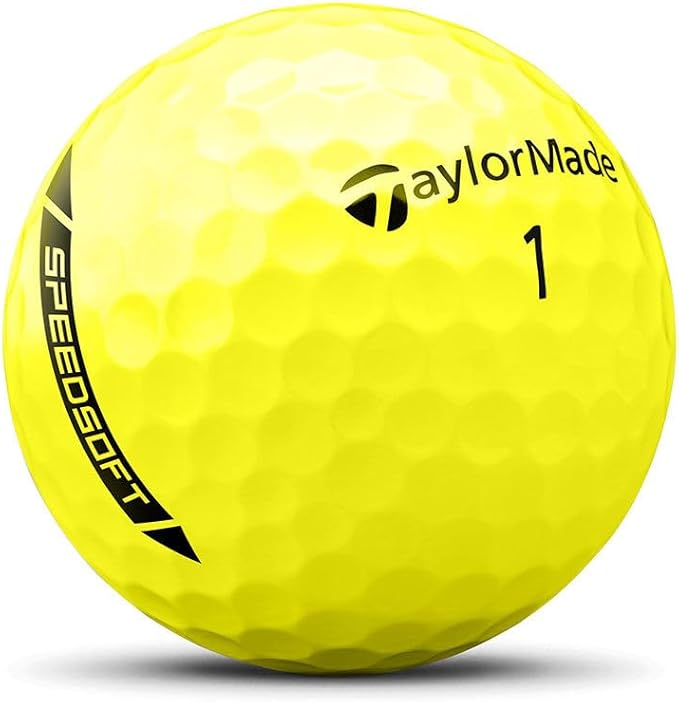 TaylorMade SpeedSoft Golf Balls, Maximum Distance with Ultra-Soft Feel, Perfect for Off The Tee and Around The Green