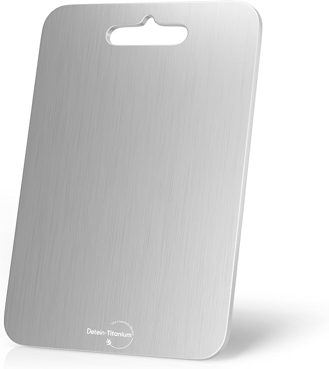 100% Pure Titanium Cutting Board by DETEIN