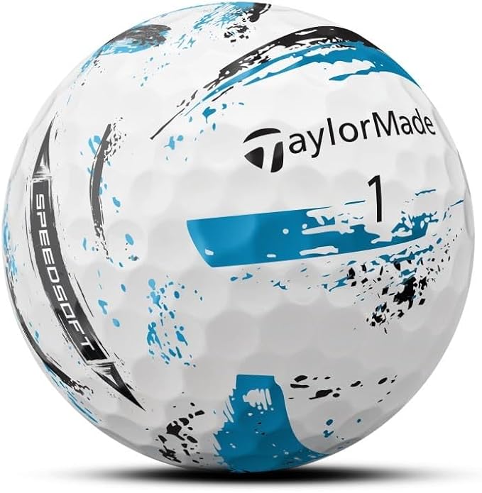 TaylorMade SpeedSoft Golf Balls, Maximum Distance with Ultra-Soft Feel, Perfect for Off The Tee and Around The Green