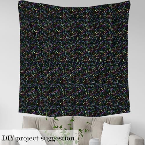 jejeloiu Outer Space Upholstery Fabric Soft 10 Yards