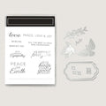 2025-2026 Stamps and Dies for Card Making, Stamps and Dies Set 2025 for by HITKUZ