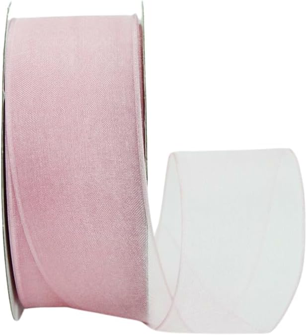 Ribbon Bazaar Sheer Organza Wired Ribbon by RibbonBazaar