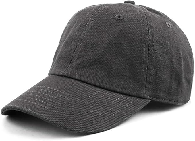Cotton Baseball Cap Dad Hat – Washed Low Profile Adjustable Hat for Men Women Casual Outdoor Running Golf