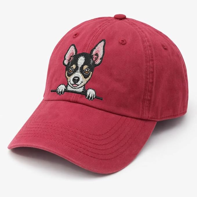 Pet Dog Lover Gifts,Embroidered Dog Baseball Hats for Men Women Dad Mom
