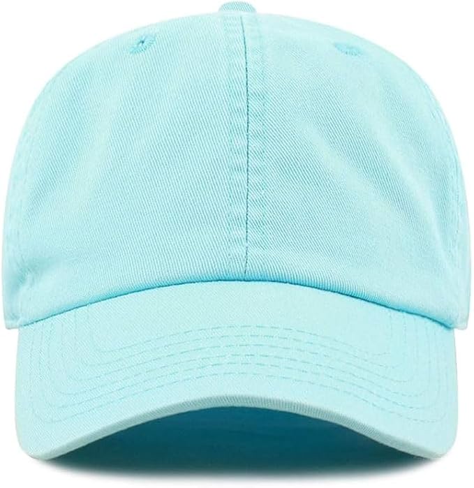 Cotton Baseball Cap Dad Hat – Washed Low Profile Adjustable Hat for Men Women Casual Outdoor Running Golf