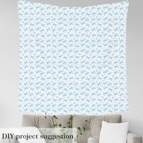 jejeloiu Cute Bow Fabric by The Yard 1 Yard