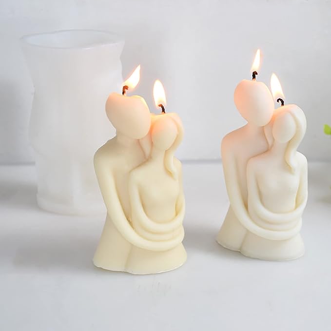 Girl Body Resin Couple Candle Mold - Image 2