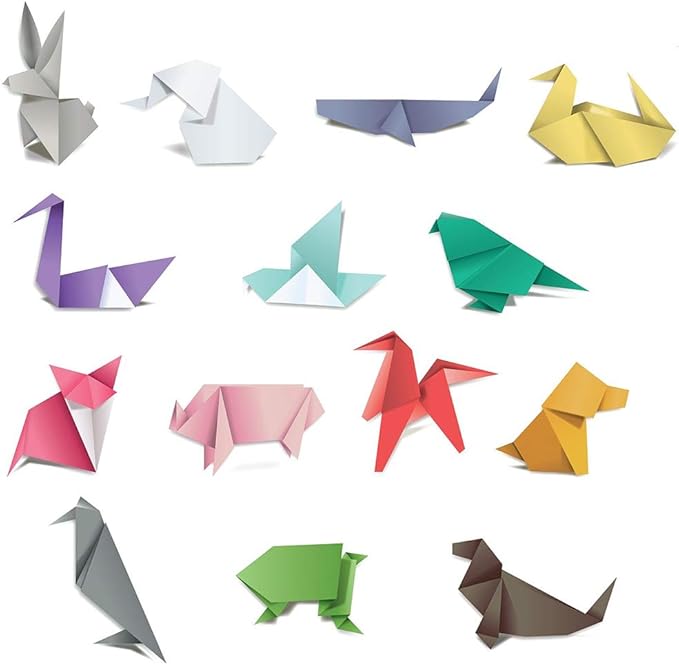 Opret Origami Paper 6x6 inch, 100 Sheets Origami Paper 50 Vivid Colors 15x15 cm - Image 7