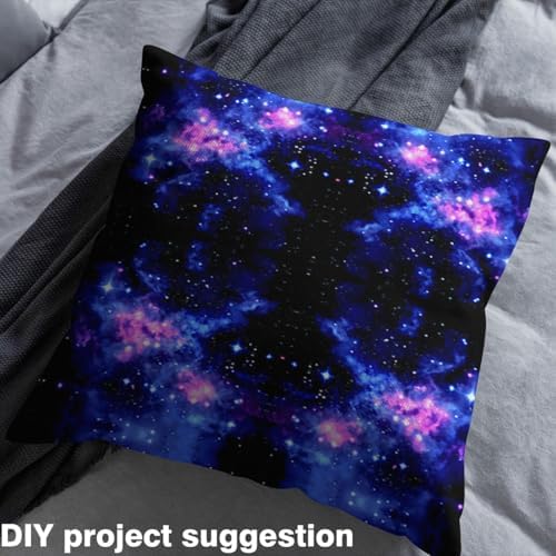 3D Printed Space Upholstery Fabric for Chairs 5 Yard Universe Cloud Galaxy Fabric by The Yard Decor Starlight Print for Home DIY Projects, Waterproof Indoor Outdoor Decor Space Outer Sky Bedroom Decor