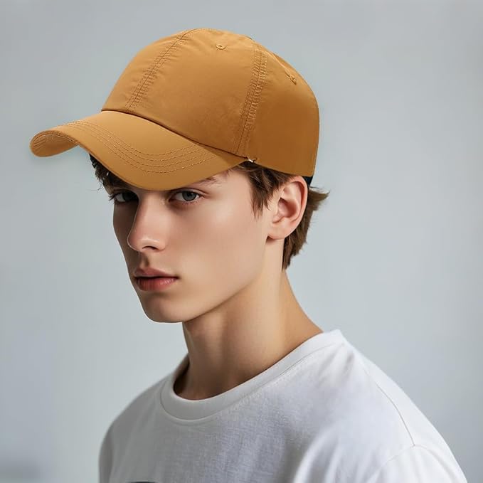 Waterproof Baseball Cap Breathable UPF50+ Caps for Men Women Outdoor Sport Adjustable Rain Quick Dry Hat