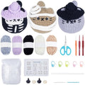 ORIGACH 3 Set Halloween Mummy & Cat Crochet Kit for Beginners, DIY Halloween Amigurumi Set with Video Tutorial, Yarn, Tools, Complete Crochet Starter Pack, DIY Spooky Gift