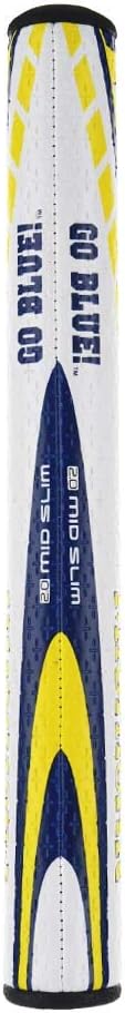SuperStroke NCAA Golf Putter Grip, Ohio State University (Mid Slim 2.0) | Cross-Traction Surface Texture and Oversized Profile | Even Grip Pressure for a More Consistent Stroke | Non-Slip Grip