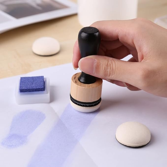 CYFUN DESIGN 20PCS Mini Ink Blending Tools Foam Replacement Foams - Image 6