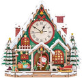 3D Puzzles for Adults Wooden Christmas Puzzle Clock Adult Crafts