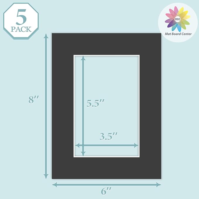 MBC Mat Board Center, 5 Pack 6x8 - Image 3