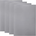 4 Pack Rubber Stamp Sheets, 2.6 mm A4 Size Light Gray Rubber Pads, Soft Rubbers by Tlence