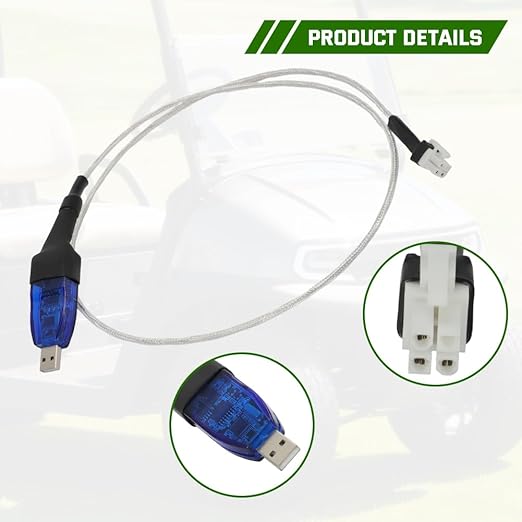 AUTOVIC 3.5' USB Programming Cable for Evolution EV Golf Cart Classic D3 D5 2022-2025