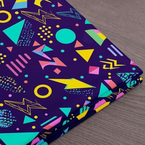 Erosebridal 80S 90S Fashion Style Fabric By the Yard, 3 Yards