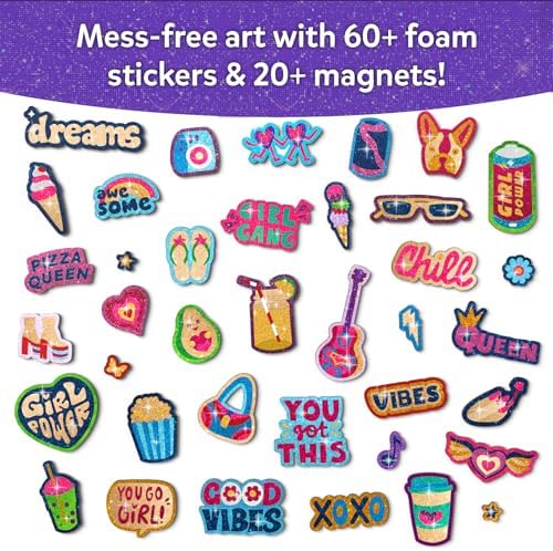 Skillmatics Foil Fun Girl Power, Foil Art & Craft Activity, Gift for Tweens