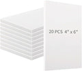 ZOENHOU 20 Pcs 4" x 6" White Rubber Carving Blocks, Soft Rubber Crafts Rubber by ZOENHOUDIRECT