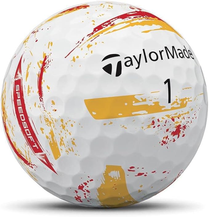 TaylorMade Golf Speed Soft Ink NFL Golf Balls