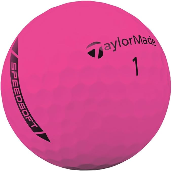 TaylorMade SpeedSoft Golf Balls, Maximum Distance with Ultra-Soft Feel, Perfect for Off The Tee and Around The Green
