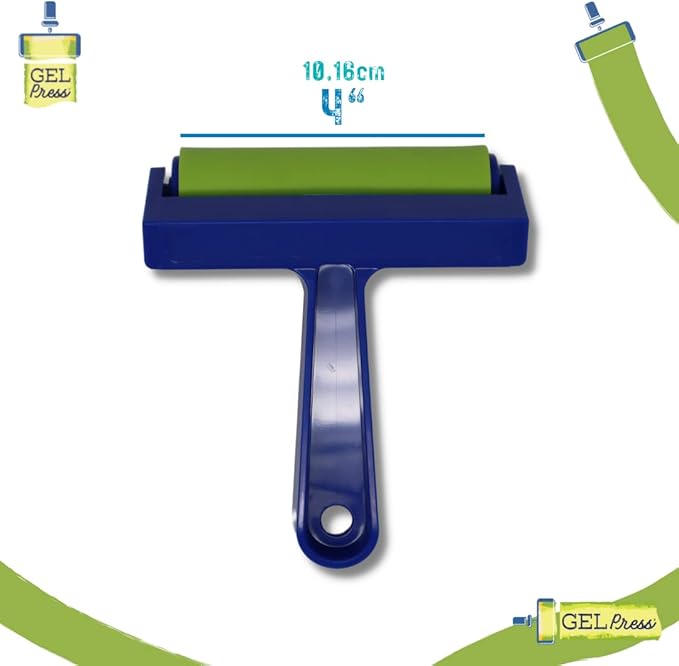 Gel Press Rubber Brayer - Image 2
